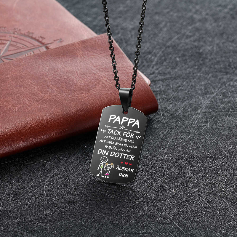 Hänge från dotter till far - Bästa vänner för alltid