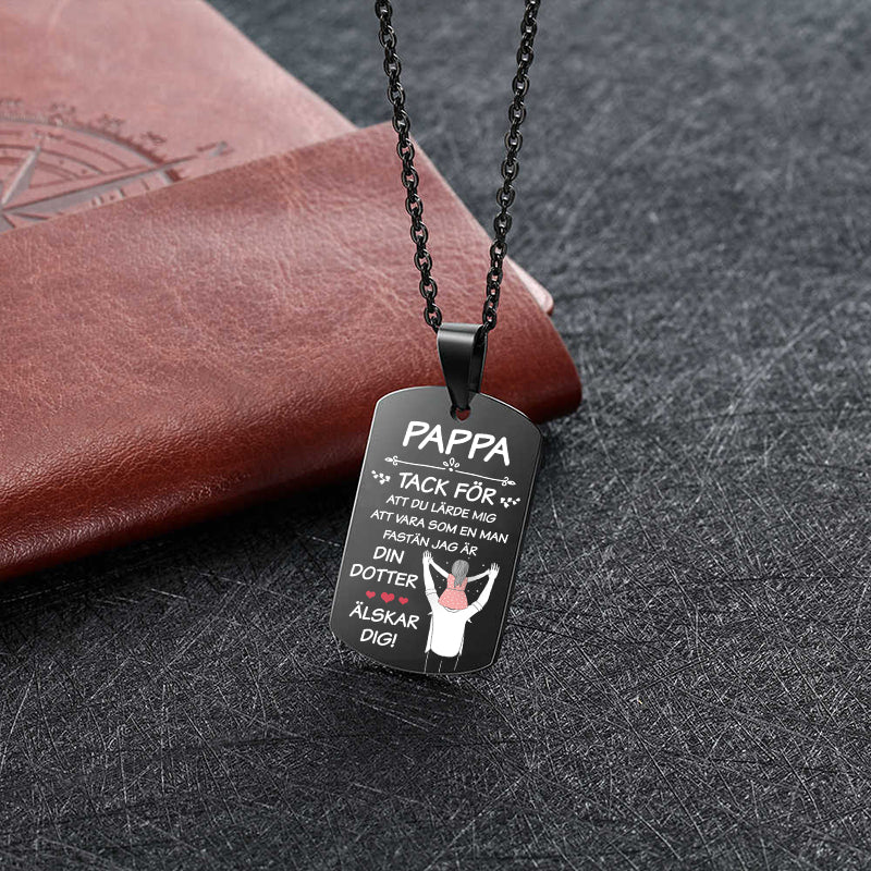 Hänge från dotter till far - För bästa pappa
