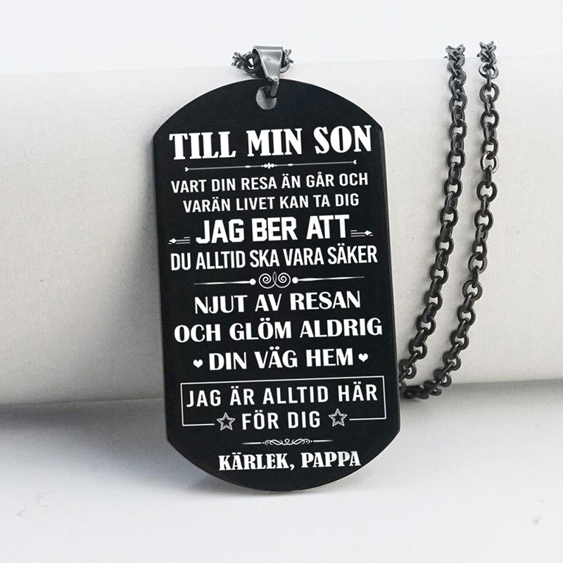 Hänge från far till son - "Ljusa gemensamma stunder"