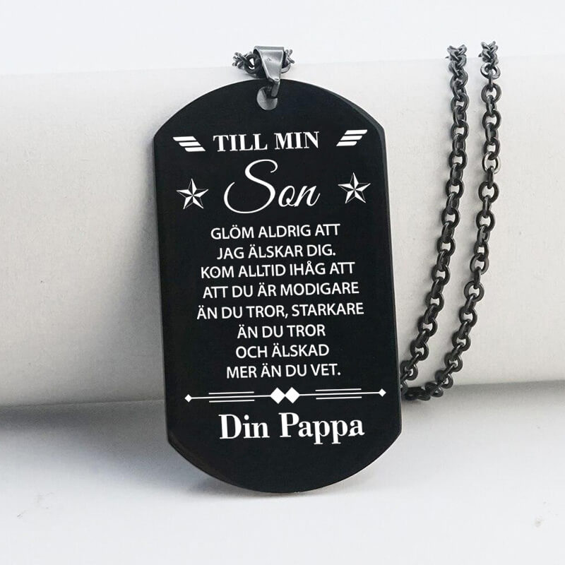 Hänge från far till son - "Du är bäst"