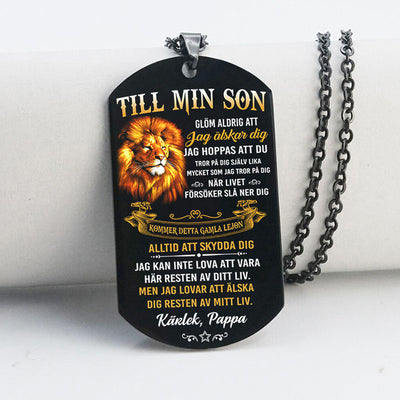 Hänge från far till son - "Modigt hjärta"