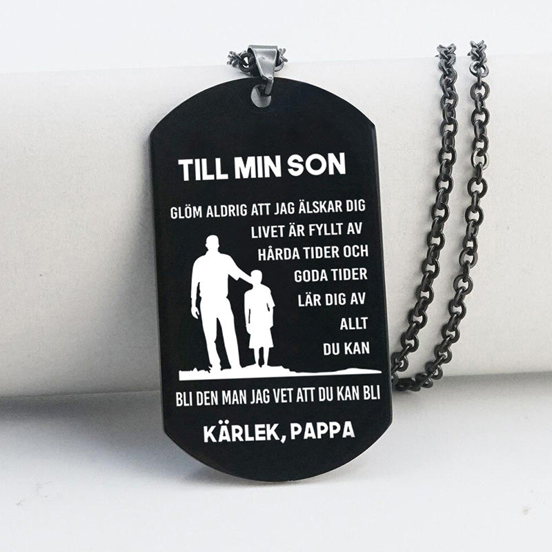 Hänge från far till son - "Föräldrastöd"