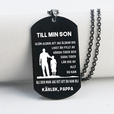 Hänge från far till son - "Föräldrastöd"