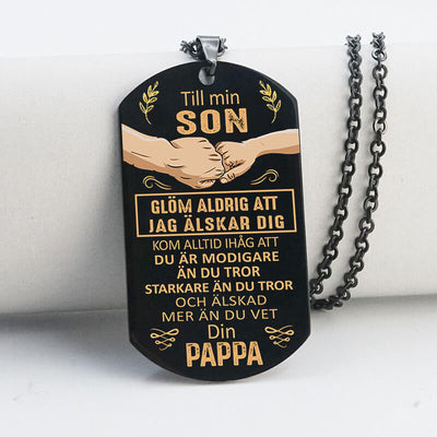 Hänge från far till son - "Du är min styrka"