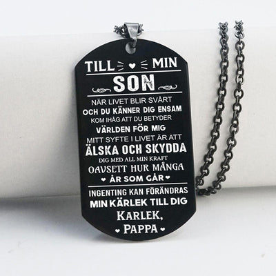 Hänge från far till son - "Kärleken i faderns hjärta"