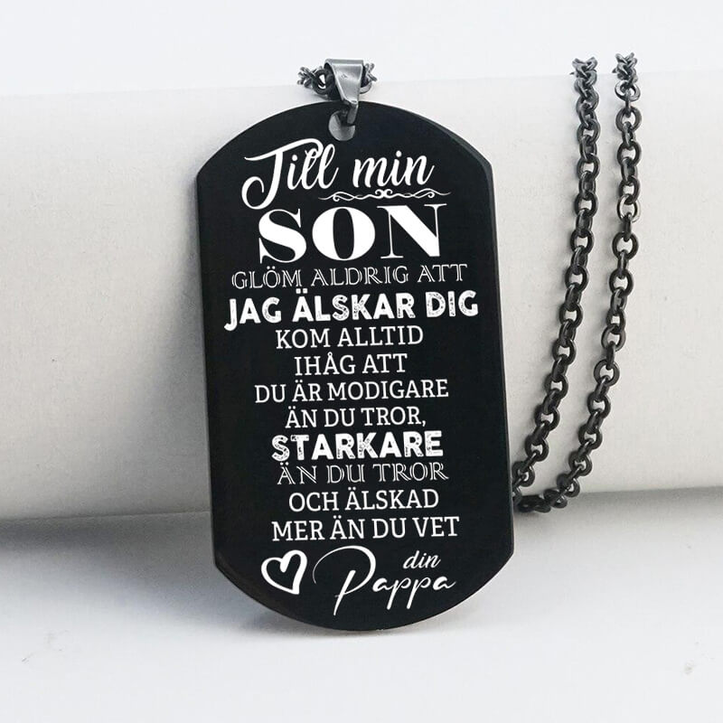 Hänge från far till son - "Oändlig kärlek"