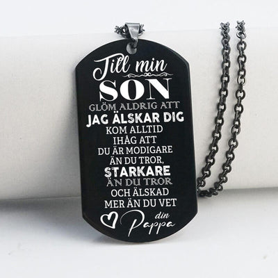 Hänge från far till son - "Oändlig kärlek"