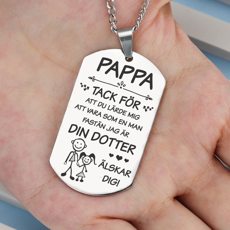 Hänge från dotter till far - Bästa vänner för alltid