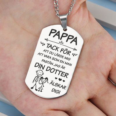 Hänge från dotter till far - Bästa vänner för alltid