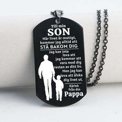 Hänge från far till son - "Jag är alltid med dig"