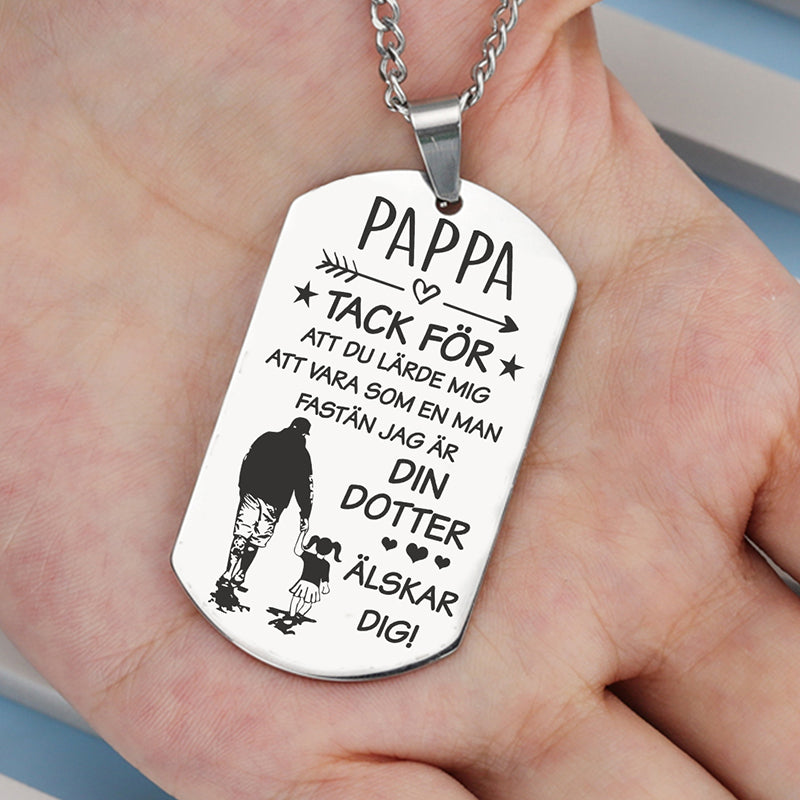 Hänge från dotter till far - För bästa pappa