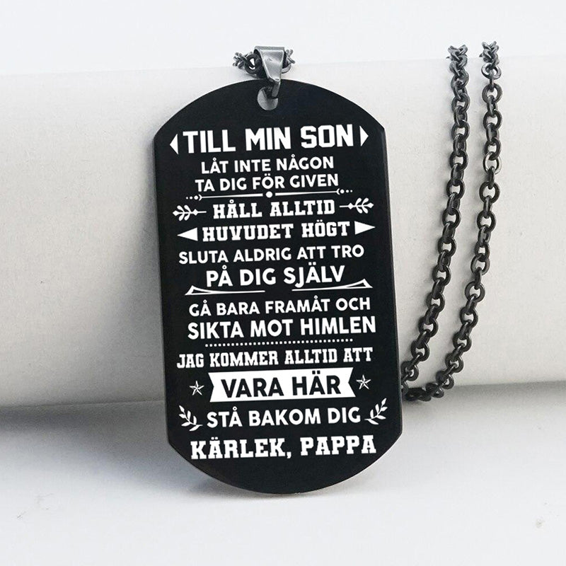 Hänge från far till son - "Du är meningen med mitt liv"