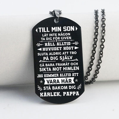 Hänge från far till son - "Du är meningen med mitt liv"