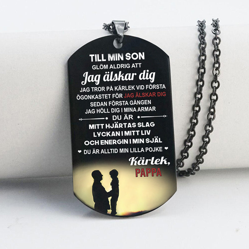Hänge från far till son - "Föräldrakärlekens kraft"