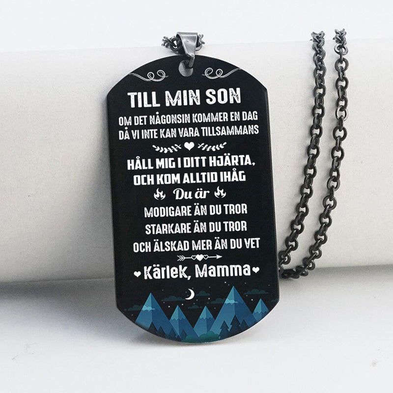 Hänge från mor till son - "Vårt bästa äventyr"