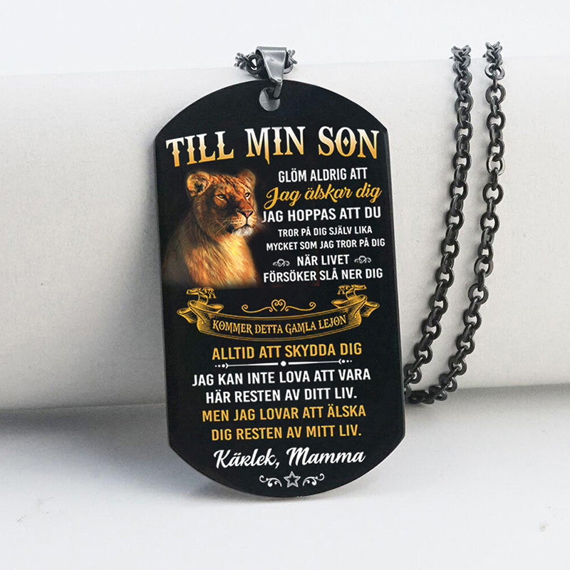 Hänge från mor till son - "Modigt hjärta"