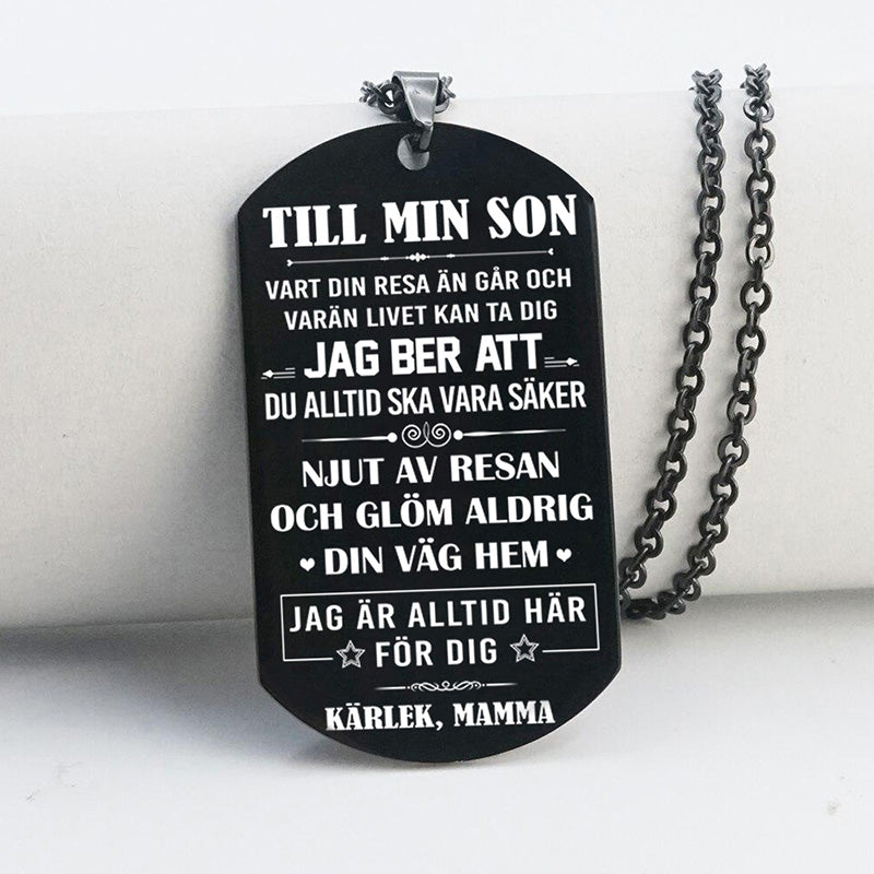 Hänge från mor till son - "Ljusa gemensamma stunder"