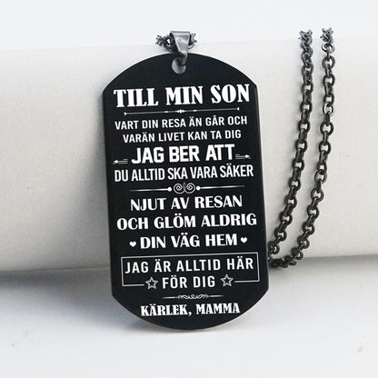 Hänge från mor till son - "Ljusa gemensamma stunder"