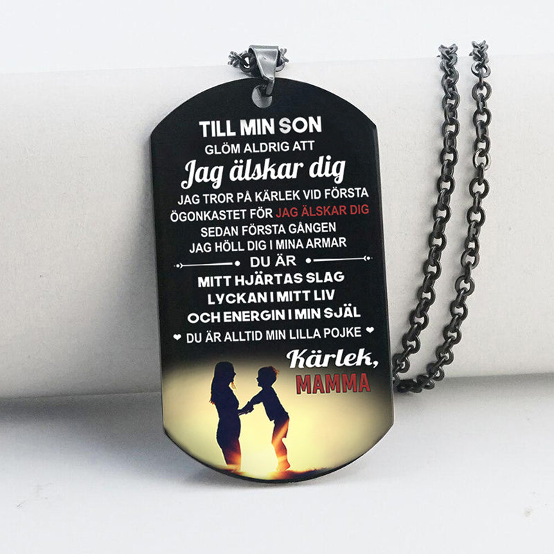Hänge från mor till son - "Kraften i mammas kärlek"