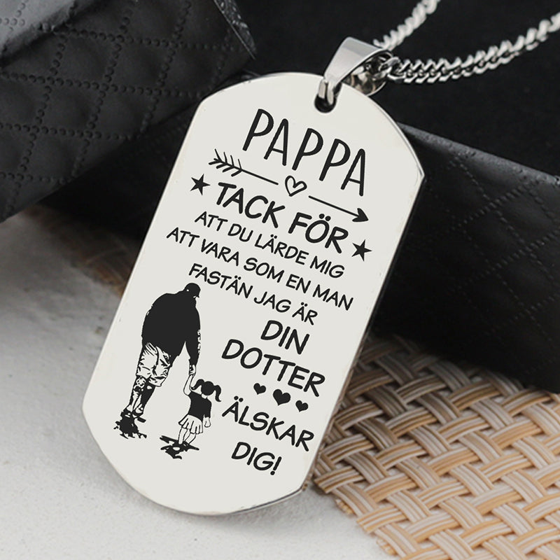 Hänge från dotter till far - För bästa pappa