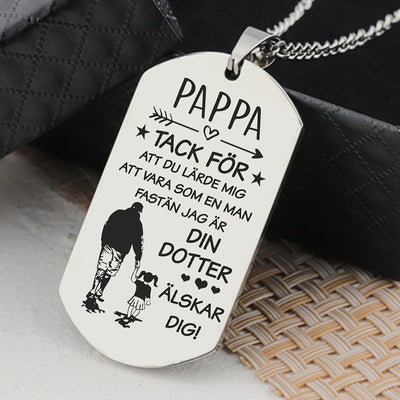 Hänge från dotter till far - För bästa pappa