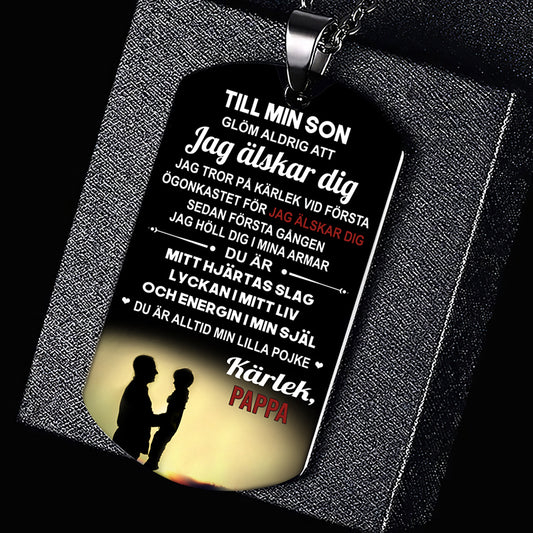 Hänge från far till son - "Föräldrakärlekens kraft"
