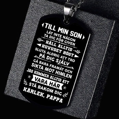 Hänge från far till son - "Du är meningen med mitt liv"