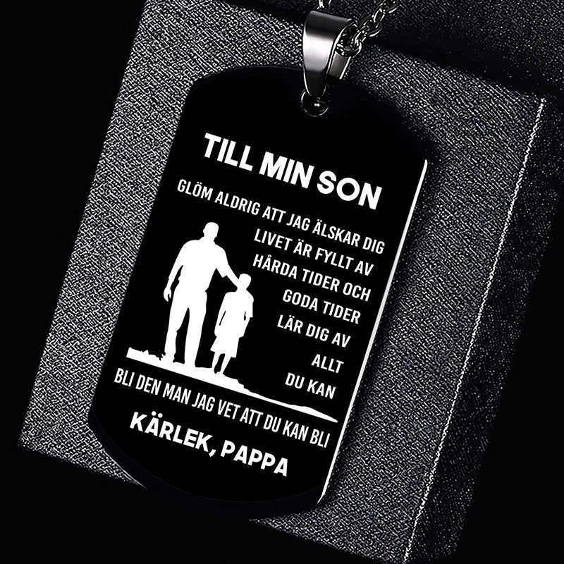 Hänge från far till son - "Föräldrastöd"