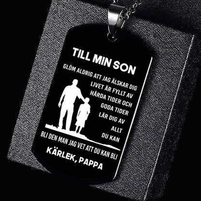 Hänge från far till son - "Föräldrastöd"