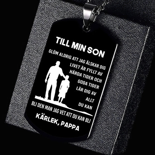 Hänge från far till son - "Föräldrastöd"