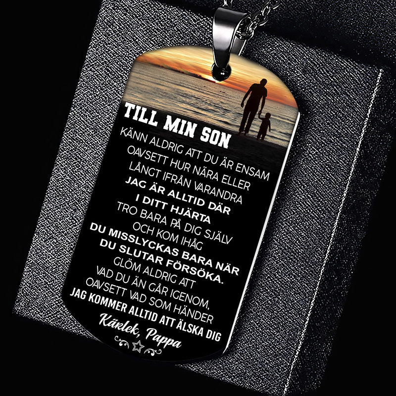 Hänge från far till son - "Stänk av havet"