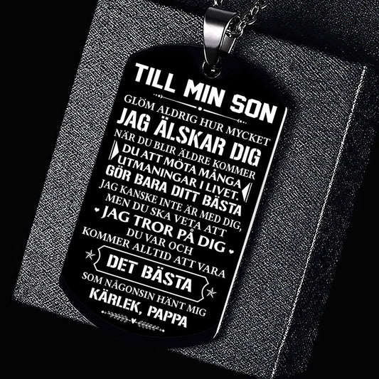 Hänge från far till son - "Två bästa vänner"