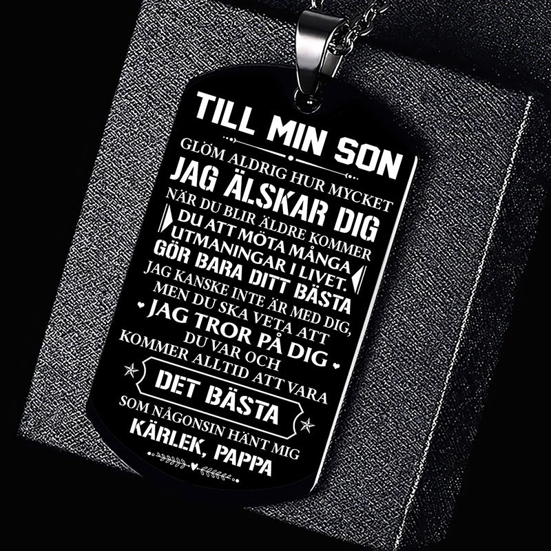 Hänge från far till son - "Två bästa vänner"