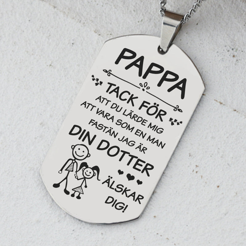 Hänge från dotter till far - Bästa vänner för alltid