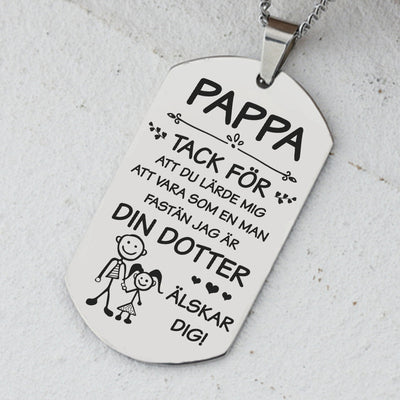 Hänge från dotter till far - Bästa vänner för alltid