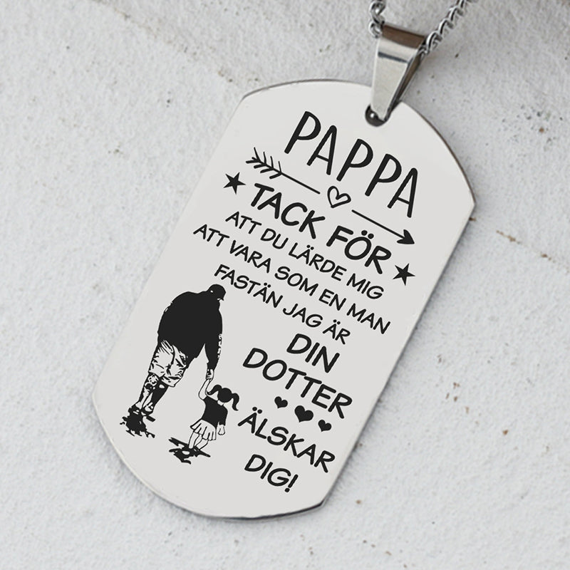 Hänge från dotter till far - För bästa pappa