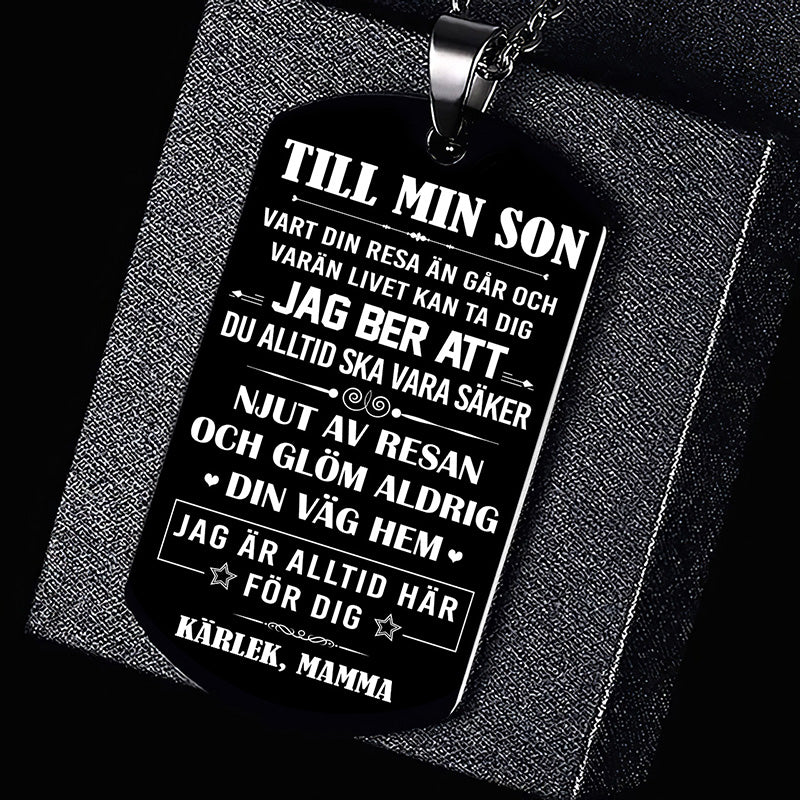 Hänge från mor till son - "Ljusa gemensamma stunder"
