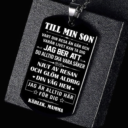 Hänge från mor till son - "Ljusa gemensamma stunder"