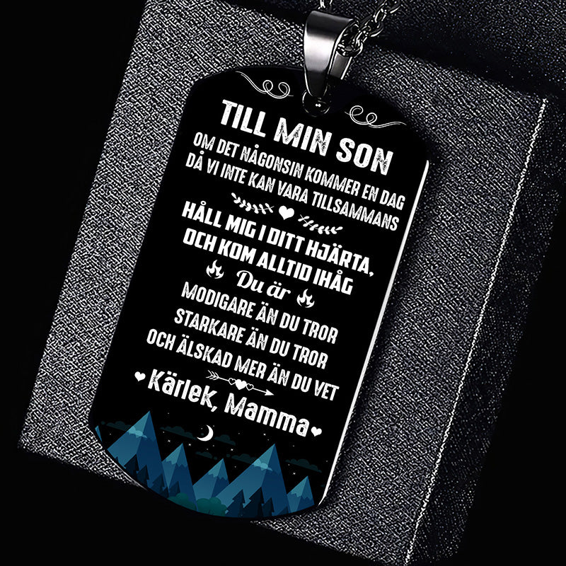 Hänge från mor till son - "Vårt bästa äventyr"