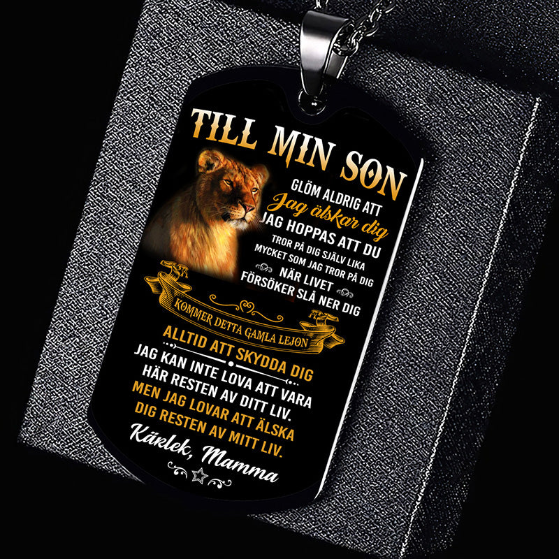 Hänge från mor till son - "Modigt hjärta"