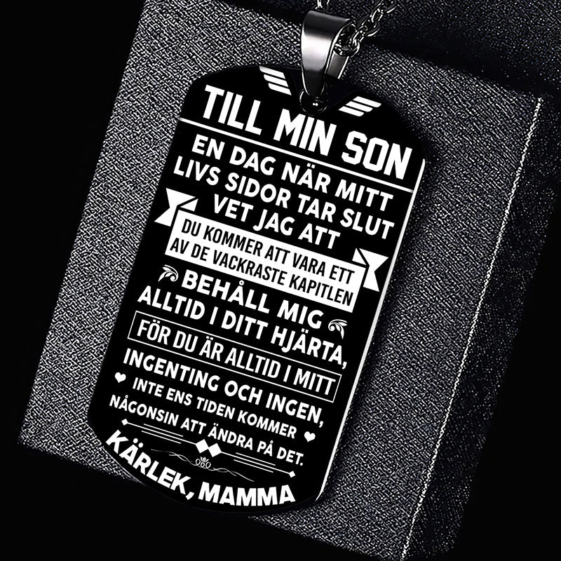Hänge från mor till son - "Föräldrarnas stolthet"