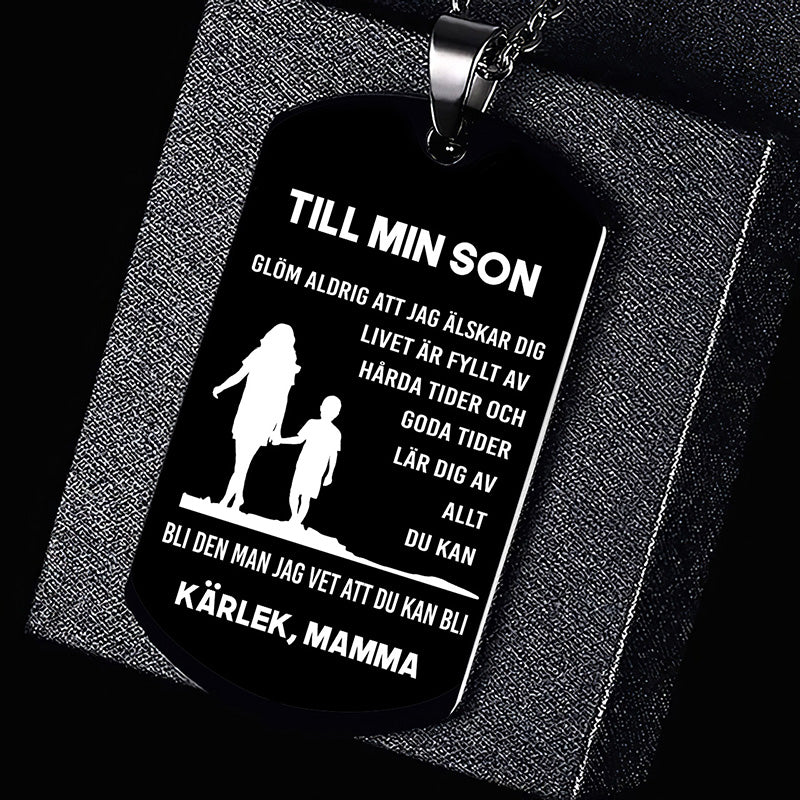 Hänge från mor till son - "Föräldrastöd"