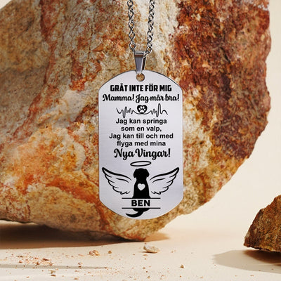 Kundanpassad minnes-identitesbricka - Bra minnen