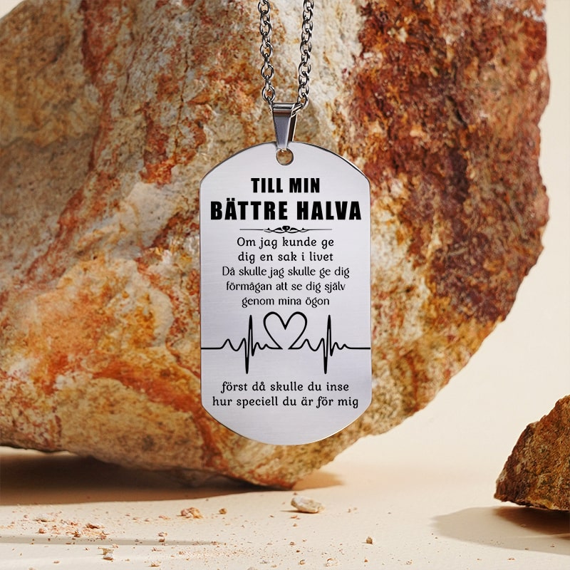 När du är i närheten slår mitt hjärta snabbare - Hänge för en älskad