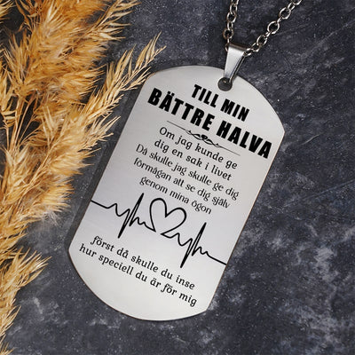 När du är i närheten slår mitt hjärta snabbare - Hänge för en älskad