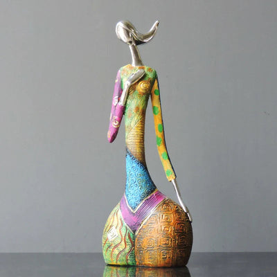 Konstverk Färgglada kvinnor