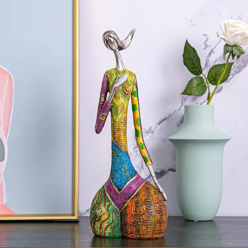 Konstverk Färgglada kvinnor