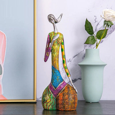 Konstverk Färgglada kvinnor